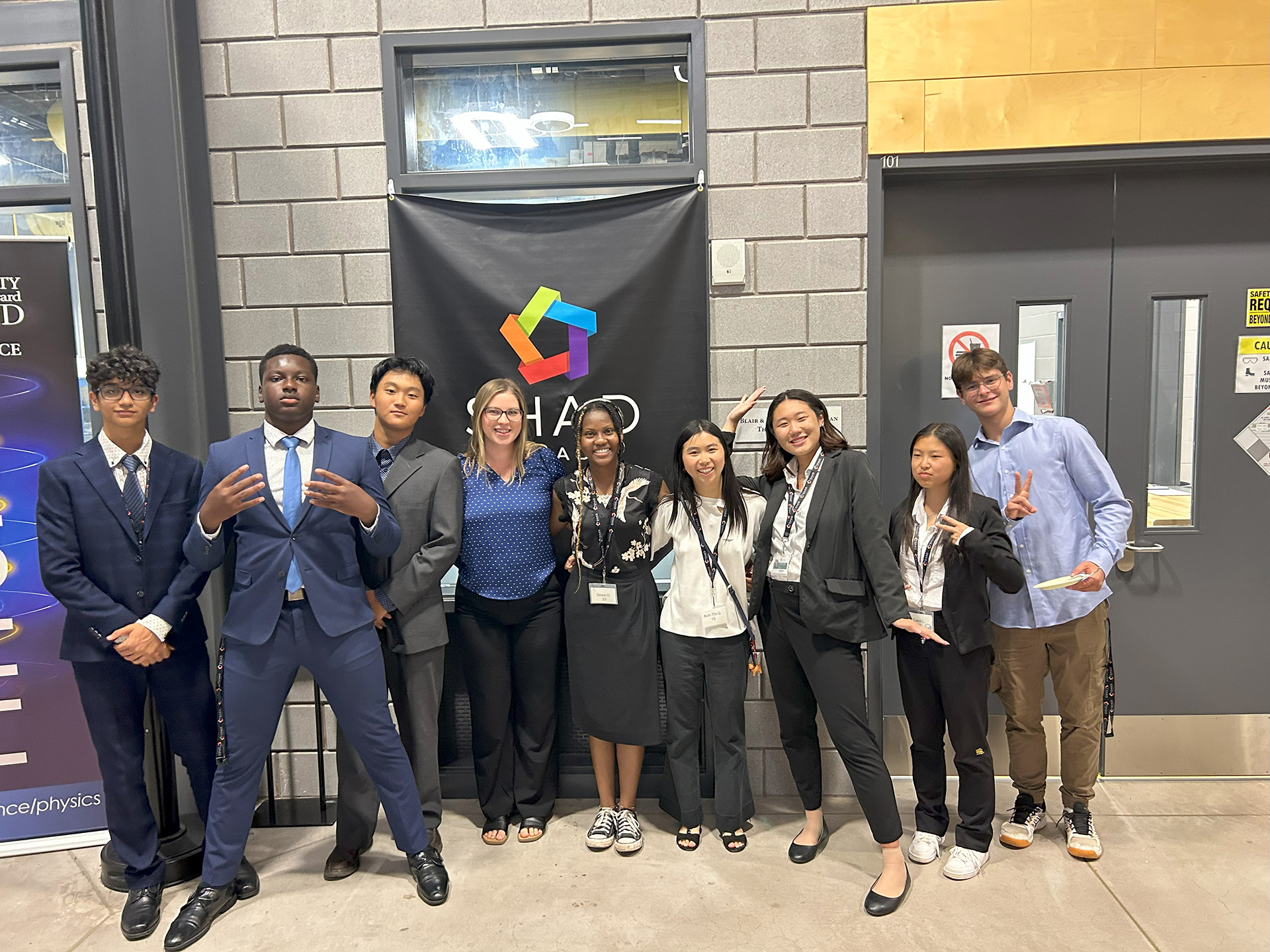 My design team Folasewa and her Design Team at ShadUPEI