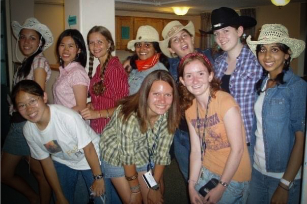 09 Alishya and her Shad friends at the University of New Brunswick