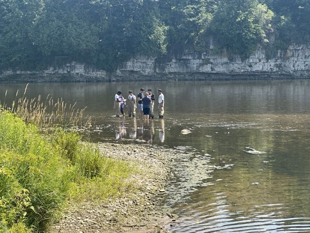 img_3228 Medium Shads engaging in a biology workshop on the Grand River to better understand the environmental and sustainability issues that will inform their DE Challenge projects